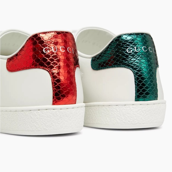 Gucci Ace Low Top Sneaker with Bee Size 36.5 or US 6.5 - Picture 9 of 16